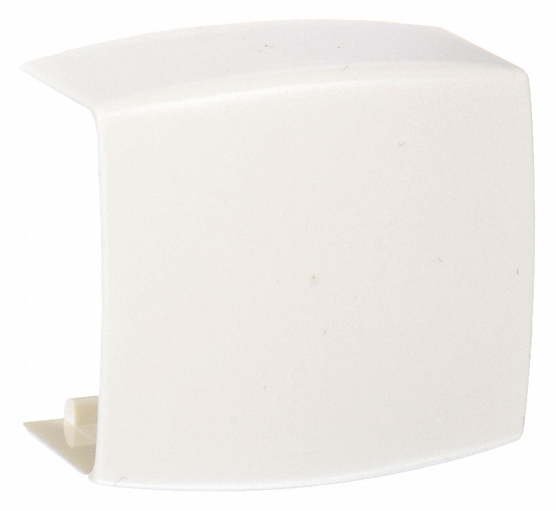 Cover Clip: PN03/PN05/PN10, 13/16 in Wd, 1/2 in Ht, Plastic, Ivory