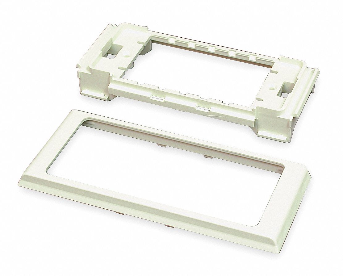 Twin Cover Device Bracket Ivory