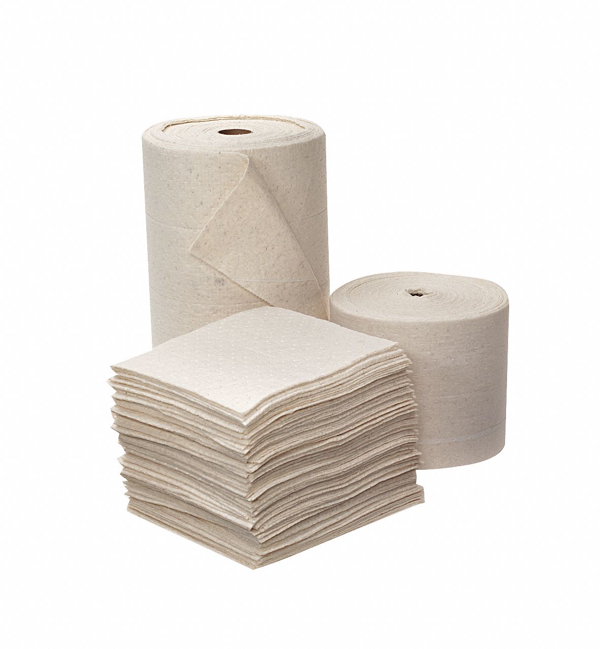 Heavy, Polypropylene/Synthetic Fibers/Natural Fibers Absorbent Roll, Fluids Absorbed: Oil Only / Pet