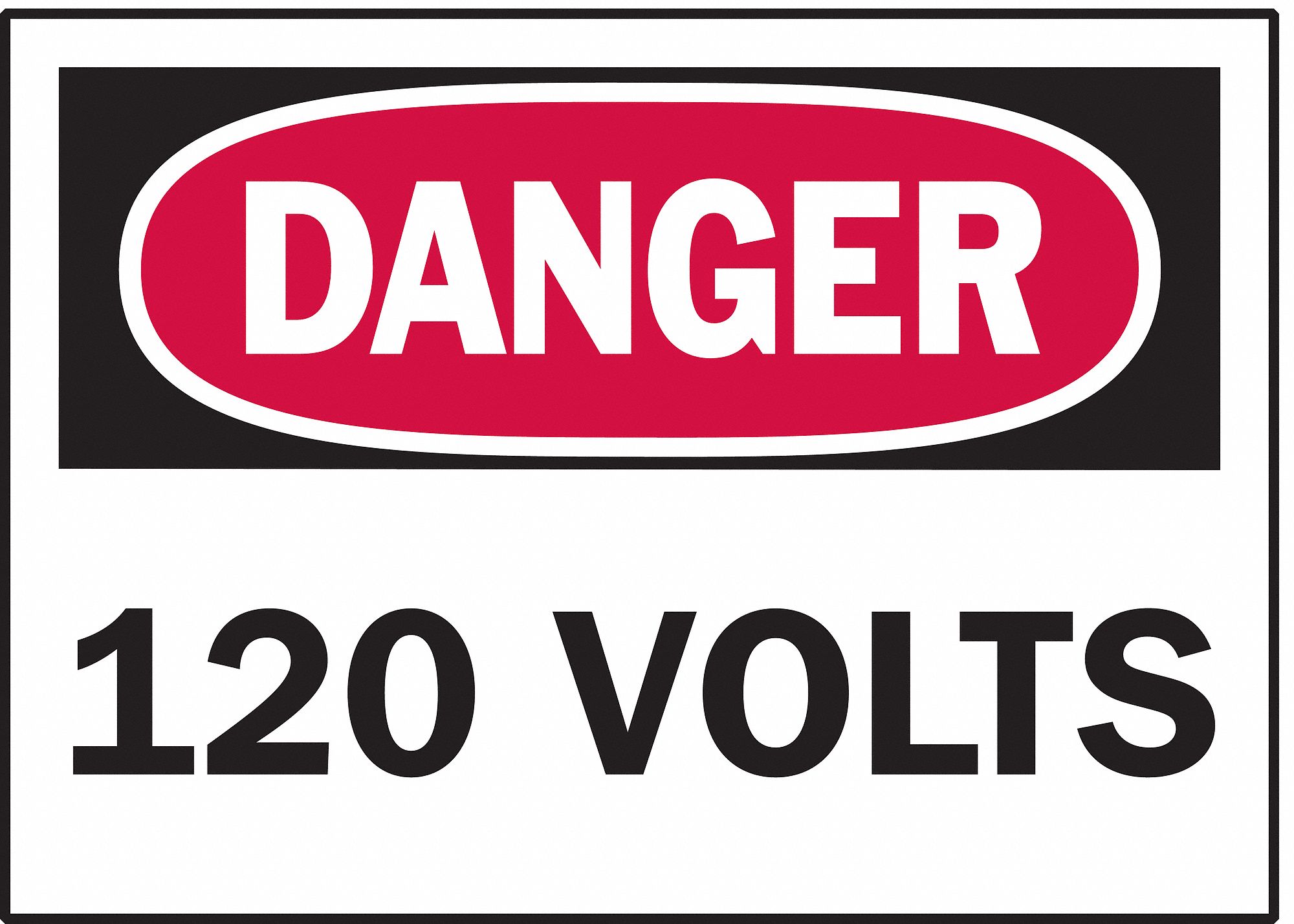 Label: Polyester, Adhesive Sign Mounting, 3 1/2 in x 5 in Nominal Sign Size, 0.01 in Thick, 5 PK