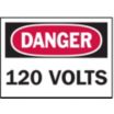 Danger: 120 Volts Signs