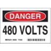 Danger: 480 Volts Signs