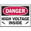 Danger: High Voltage Inside Signs