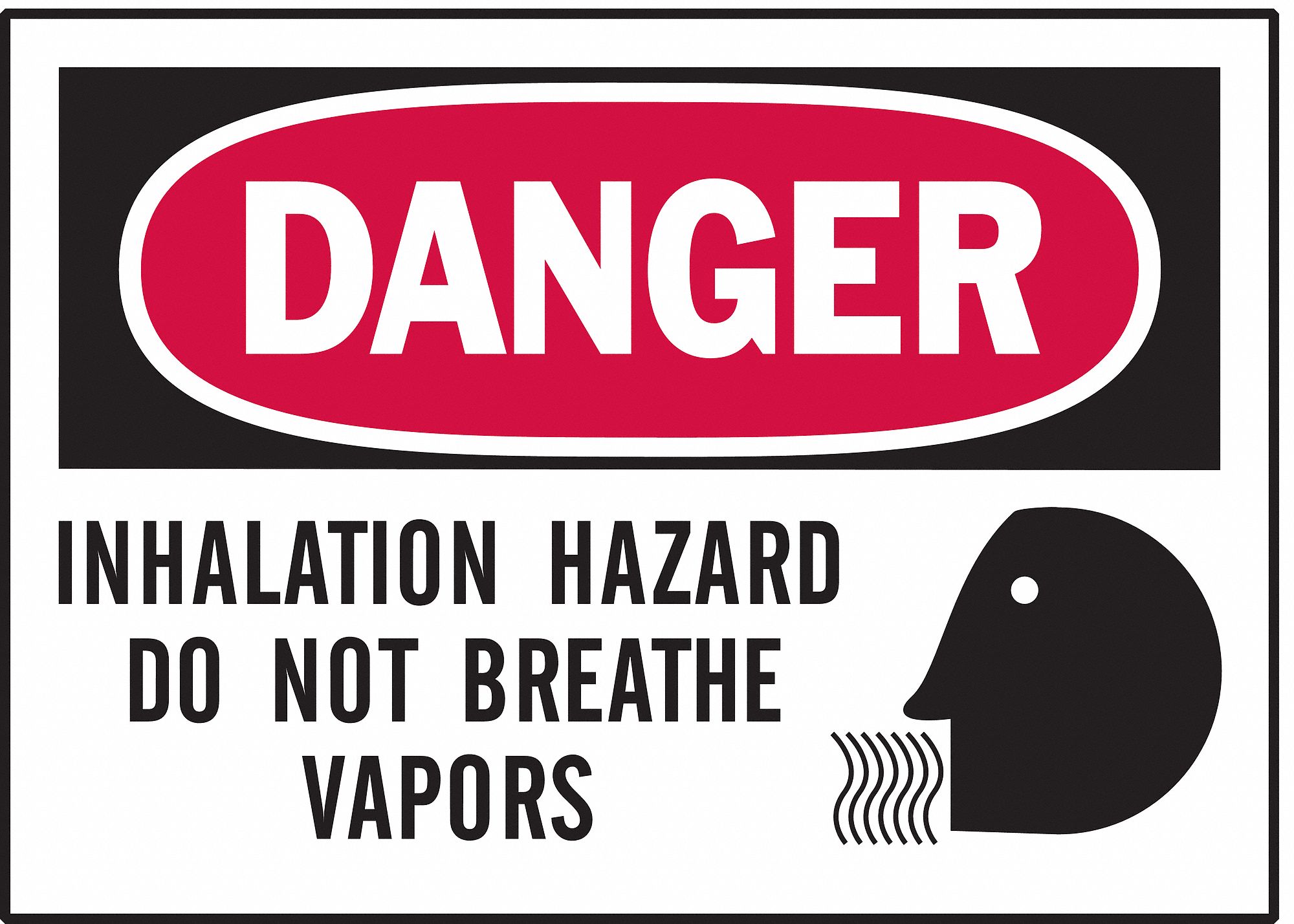 Label: Polyester, Adhesive Sign Mounting, 3 1/2 in x 5 in Nominal Sign Size, 0.01 in Thick, 5 PK