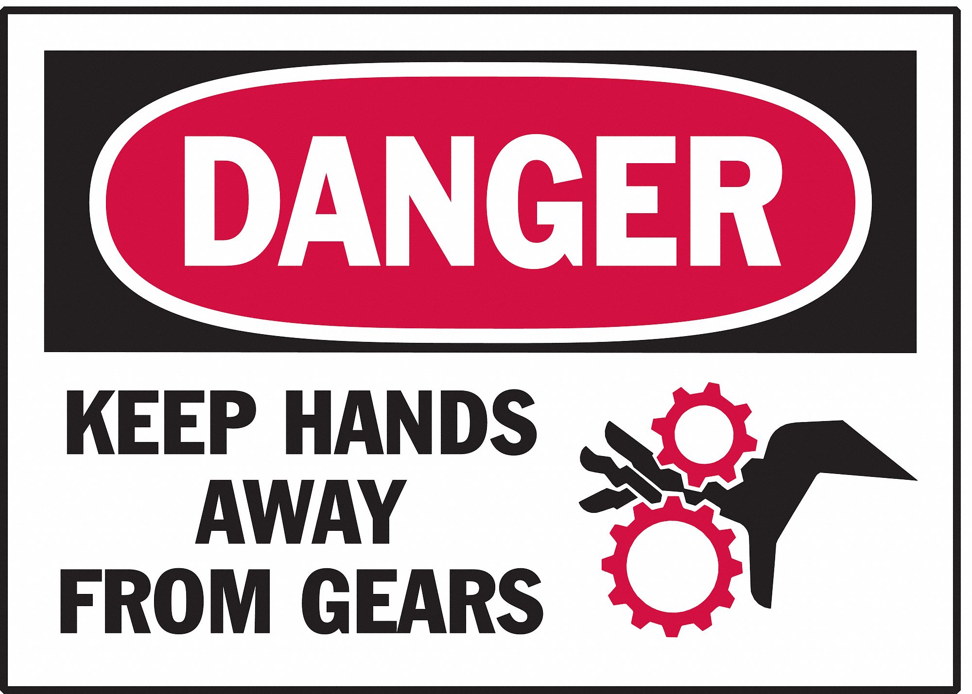 Label: Polyester, Adhesive Sign Mounting, 3 1/2 in x 5 in Nominal Sign Size, 0.01 in Thick, 5 PK