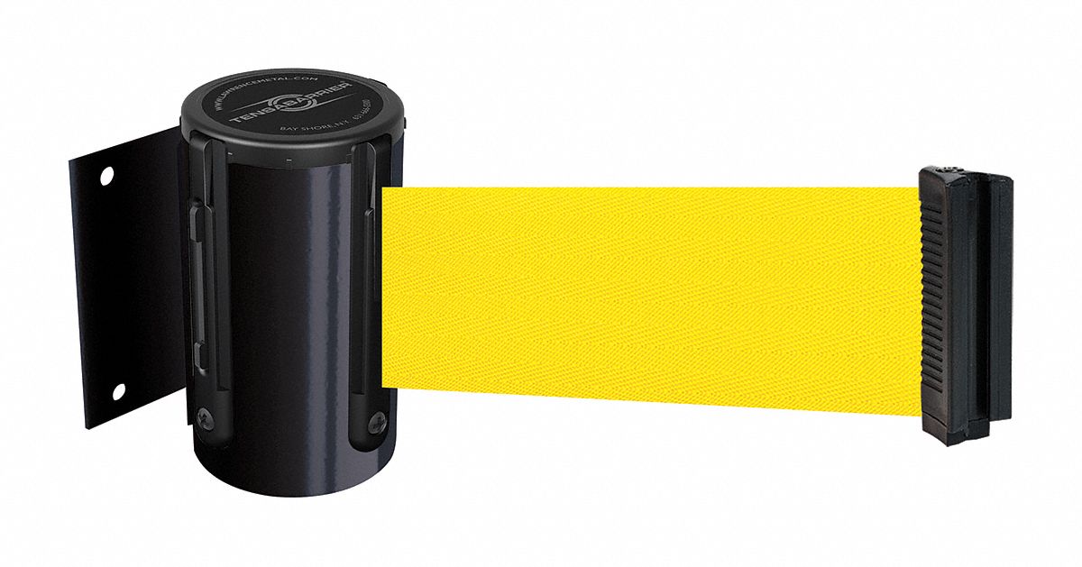 Belt Barrier,  Black, Belt Color Yellow