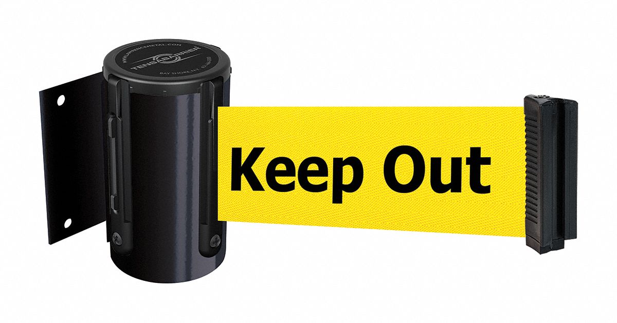 Belt Barrier,  Black, Belt Color Yellow