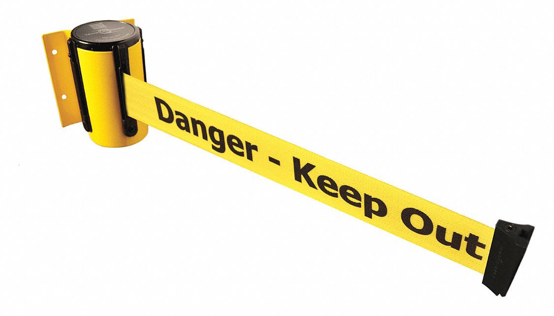 Belt Barrier,  Yellow, Belt Color Yellow