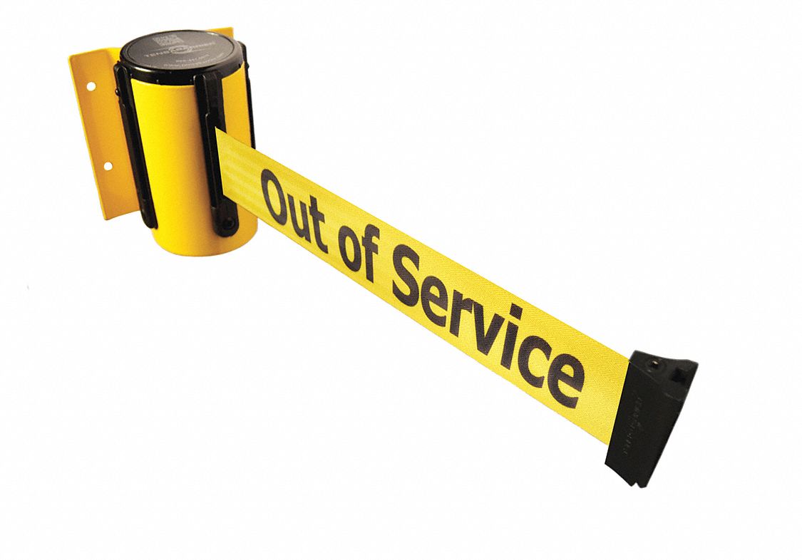 Belt Barrier,  Yellow, Belt Color Yellow