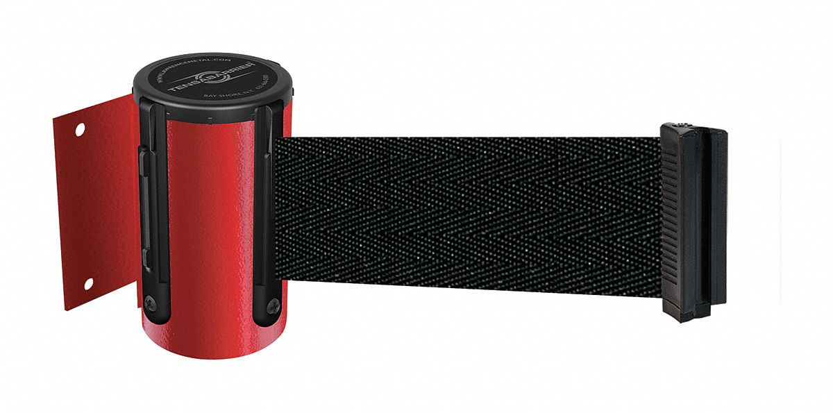 Belt Barrier,  Red, Belt Color Black