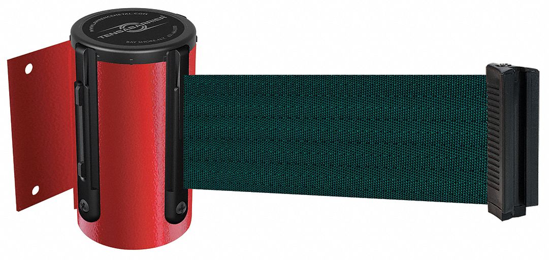 Belt Barrier,  Red, Belt Color Green