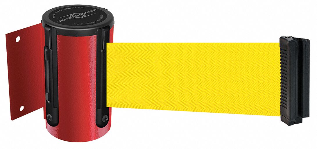 Belt Barrier,  Red, Belt Color Yellow