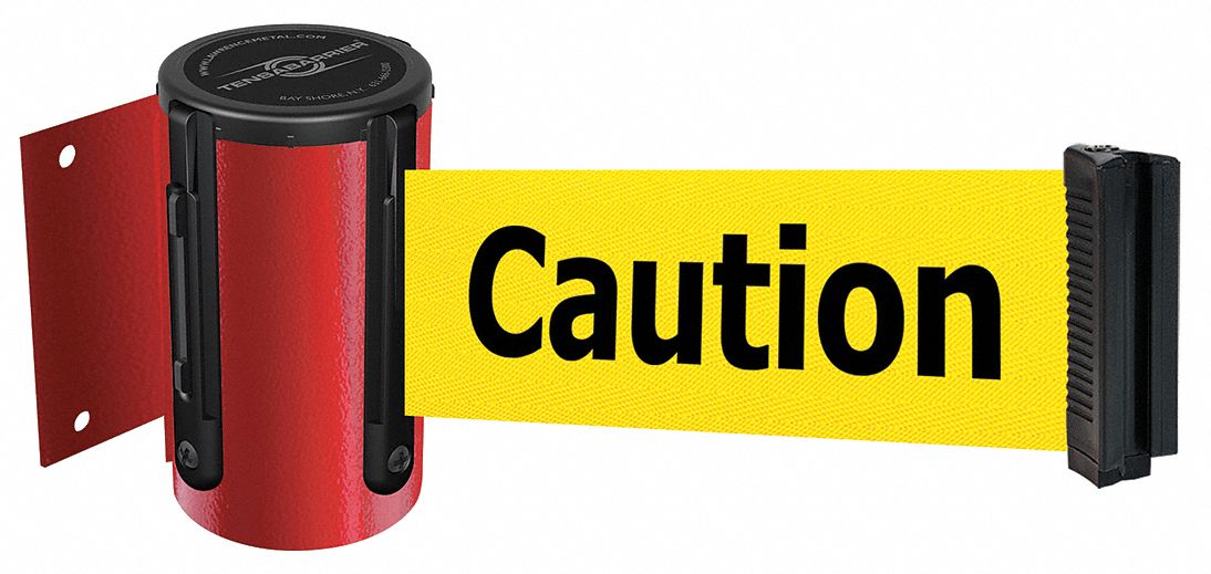 Belt Barrier,  Red, Belt Color Yellow