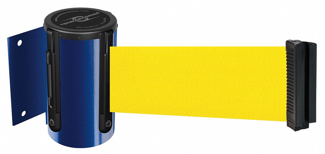 Belt Barrier,  Blue, Belt Color Yellow