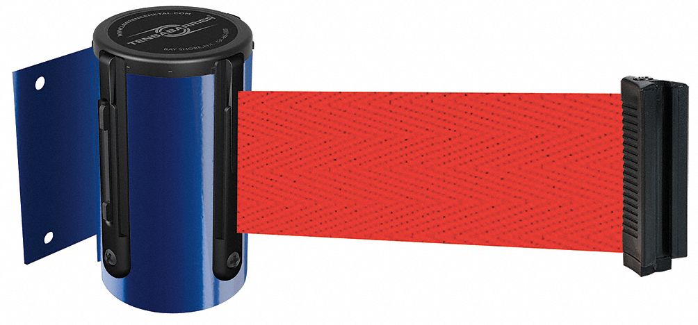 Belt Barrier,  Blue, Belt Color Red