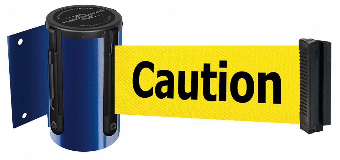 Belt Barrier,  Blue, Belt Color Yellow