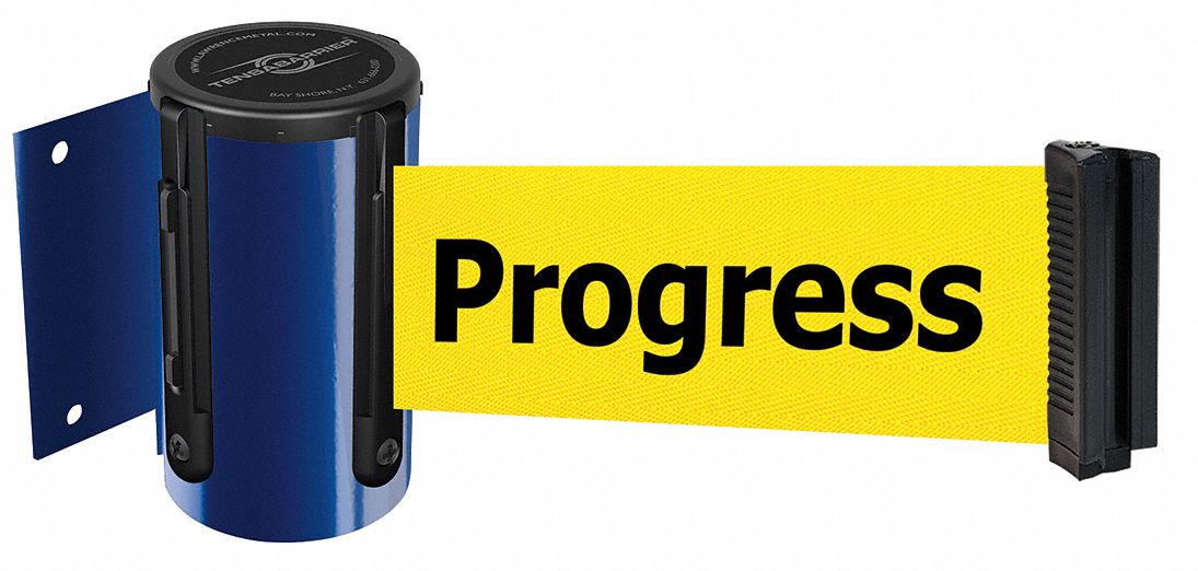 Belt Barrier,  Blue, Belt Color Yellow