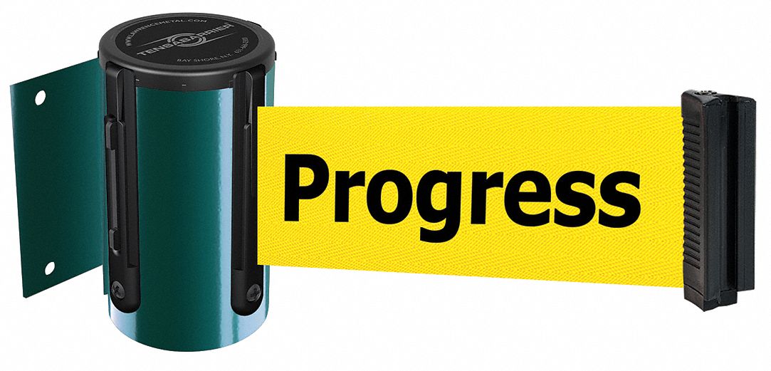 Belt Barrier,  Green, Belt Color Yellow