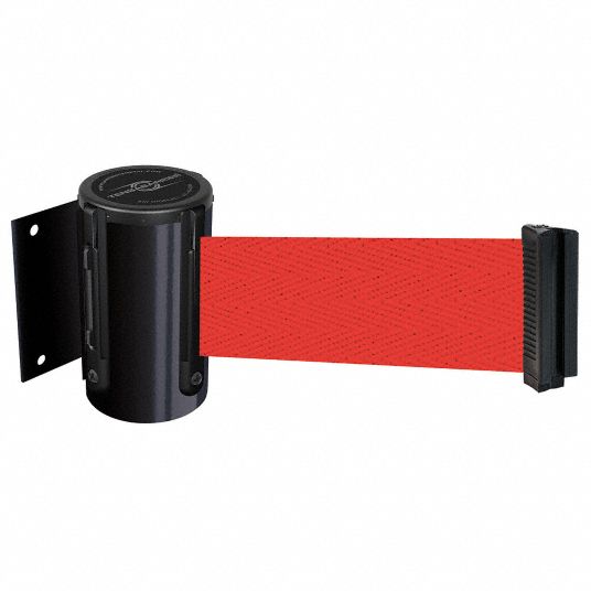 TENSABARRIER, 13 ft Belt Lg, Red, Retractable Belt Barrier - 3YJR3|896 ...