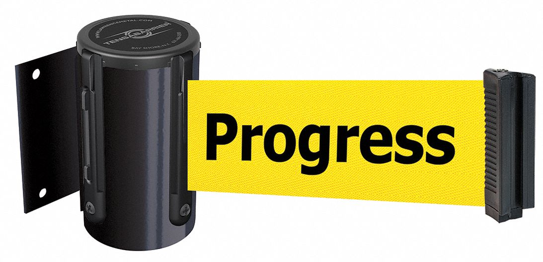 Belt Barrier,  Black, Belt Color Yellow