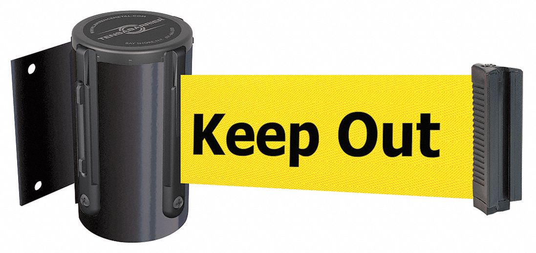 Belt Barrier,  Black, Belt Color Yellow