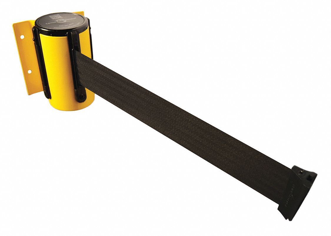 Belt Barrier,  Yellow, Belt Color Black