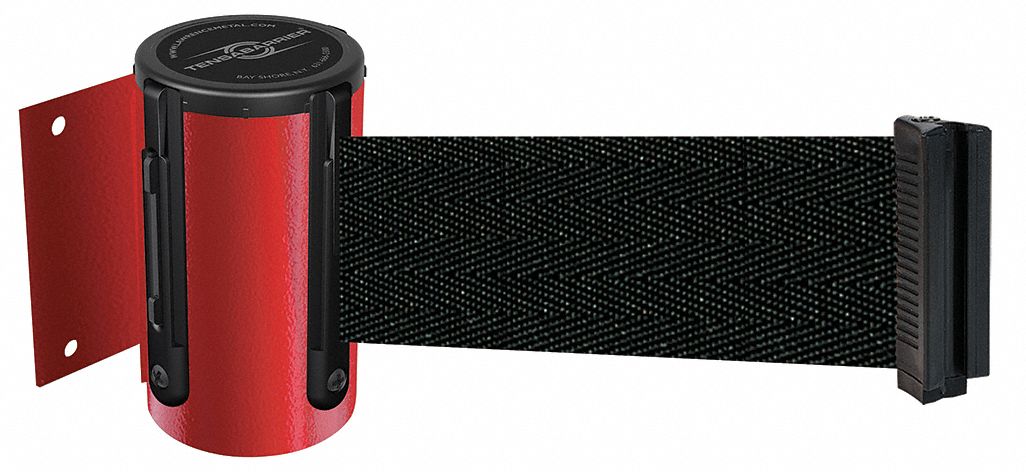 Belt Barrier,  Red, Belt Color Black