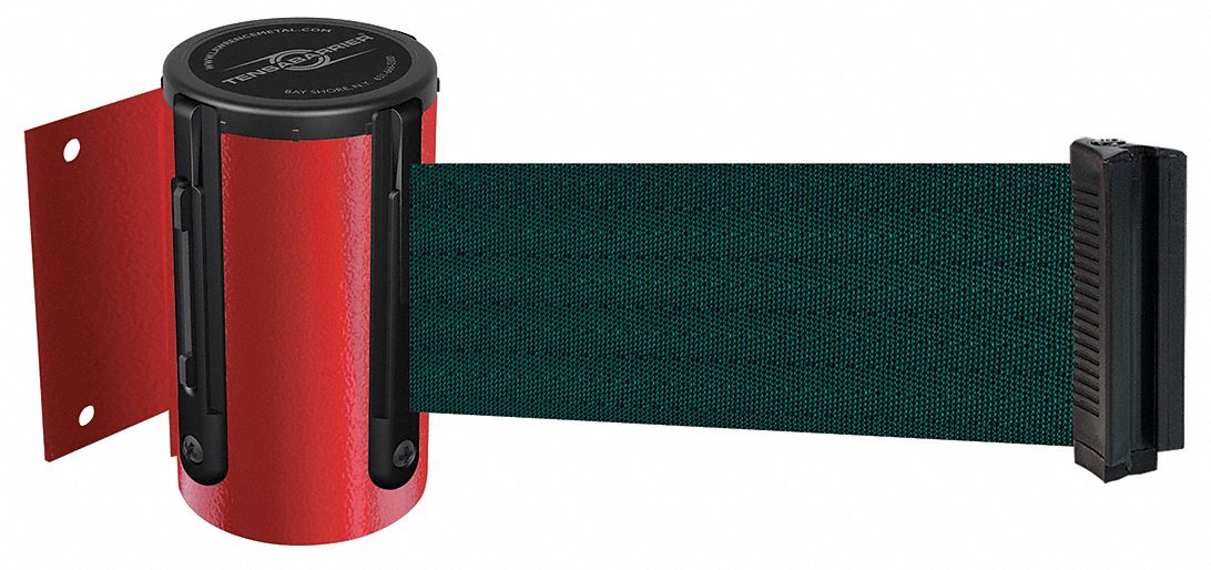 Belt Barrier,  Red, Belt Color Green