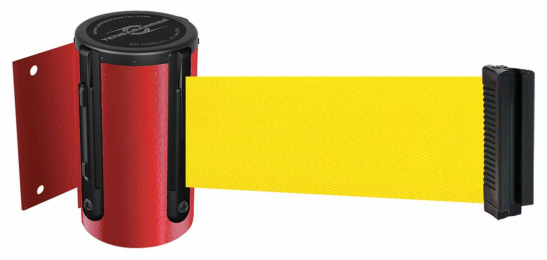 Belt Barrier,  Red, Belt Color Yellow