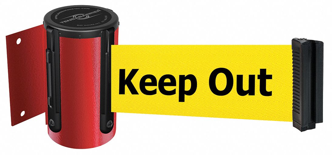 Belt Barrier,  Red, Belt Color Yellow