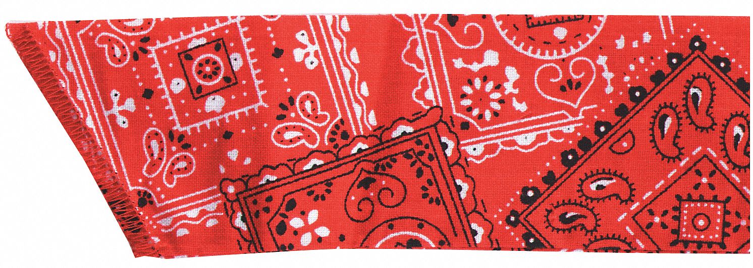 MIRA COOL Cooling Bandana, Cotton with Water Activated Beads, Red ...