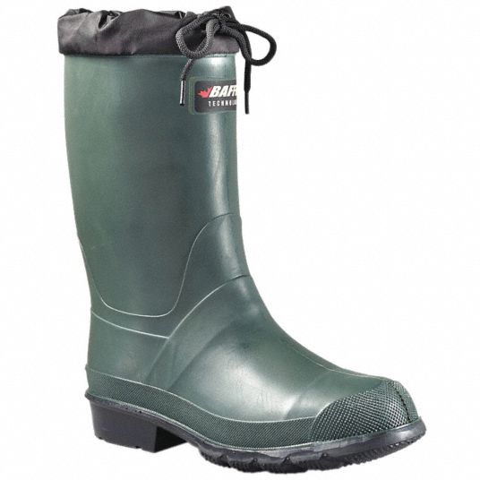 BAFFIN Rubber Boot: Cold-Insulated/Defined Heel/Non-Metallic/Plain Toe ...