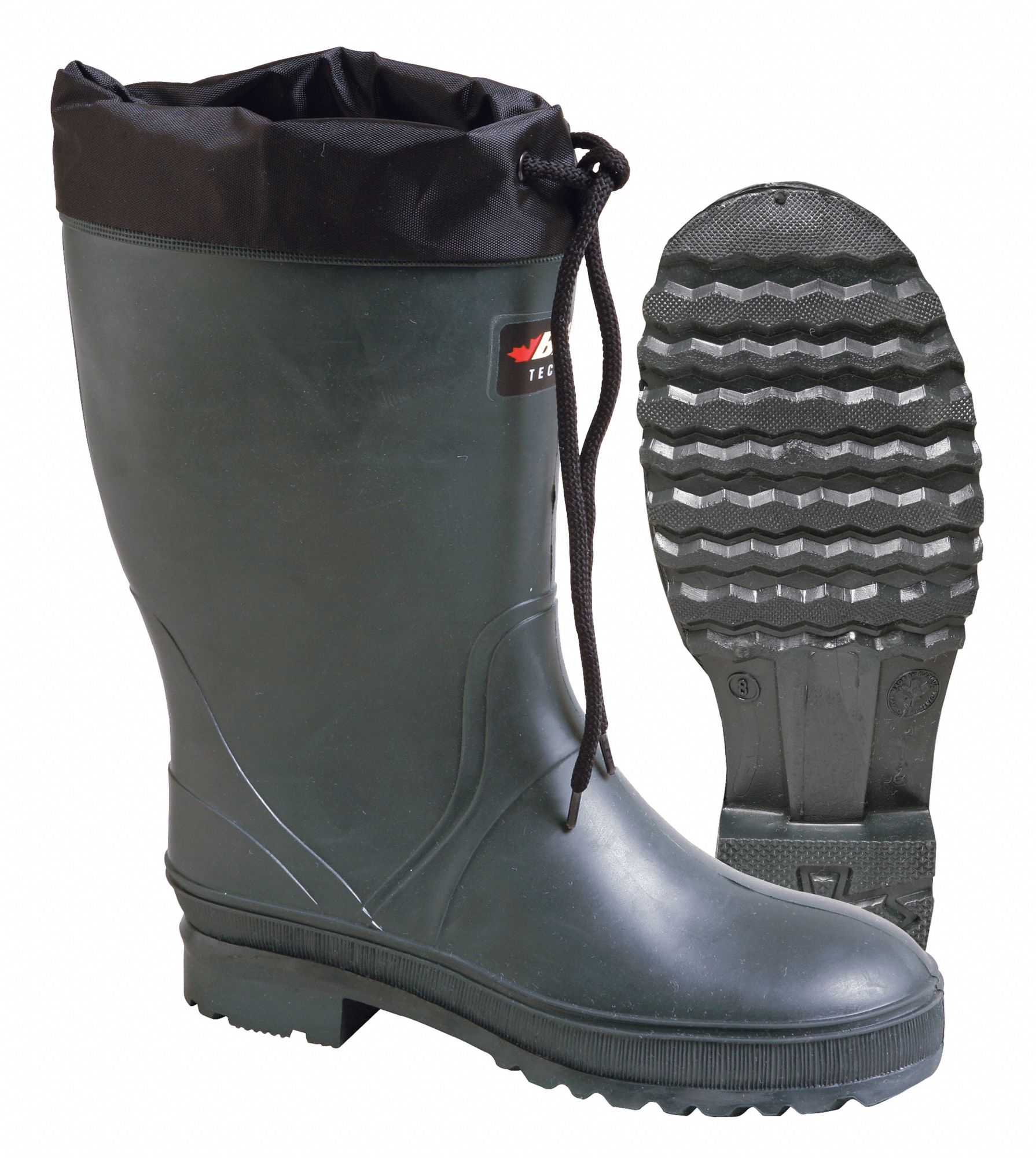 womens green rubber boots