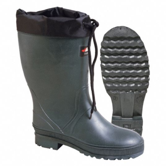 BAFFIN Rubber Boot, Women's, 5, Mid-Calf, Plain Toe Type, EVA ...