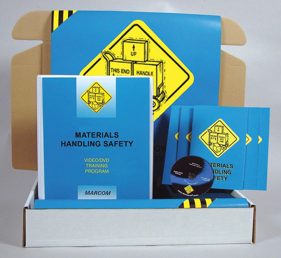 Safety Training Kit, DVD, Material Handling/Lifting Safety