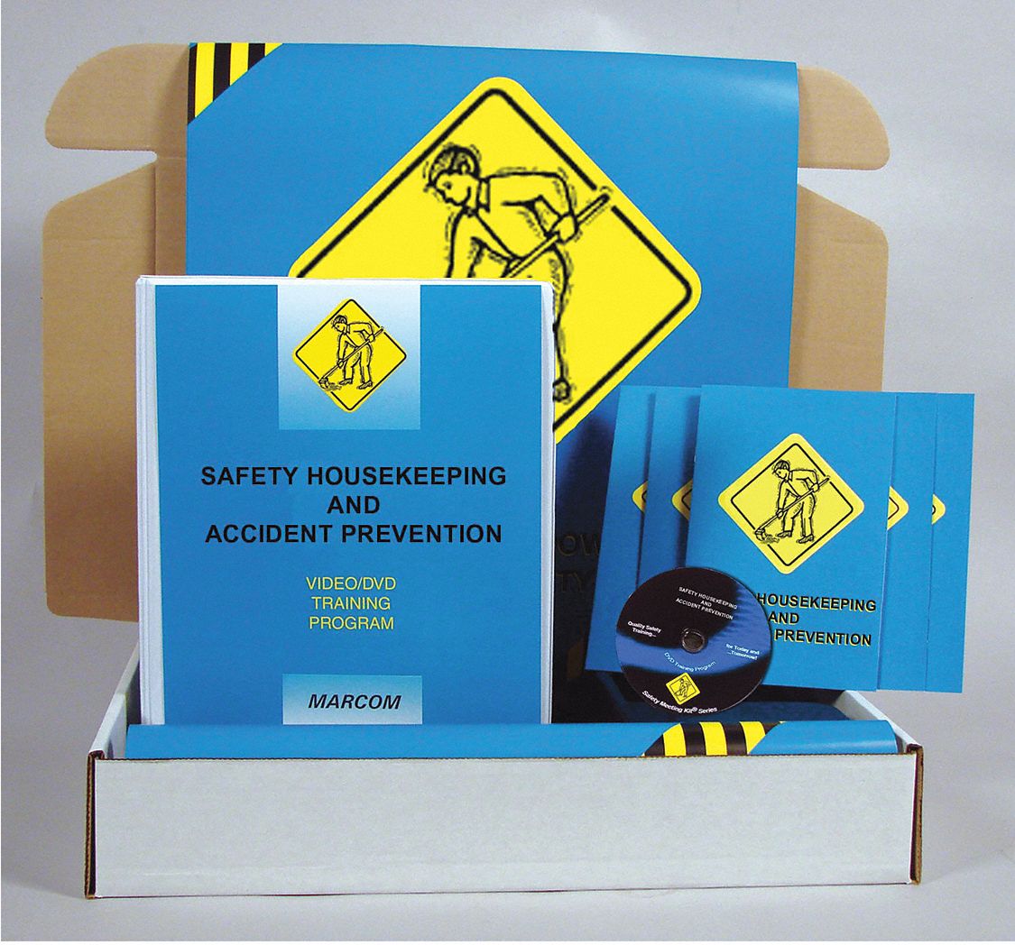Gen Safety Training, DVD, Safety Training Kit 3YLC7K0000949EM Grainger