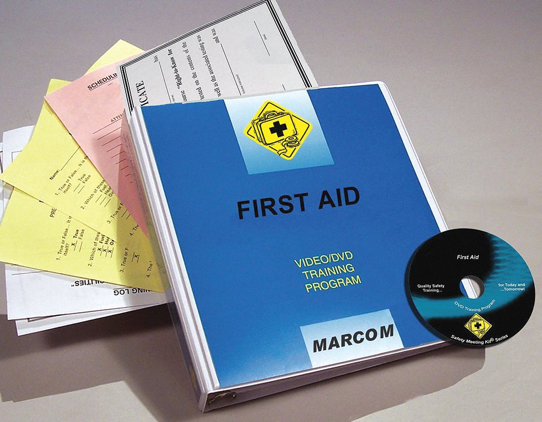 MARCOM First Aid English Safety Training Program 3YLG7 V0000709EM 