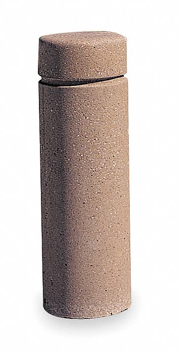 Decorative Bollard , 36 in H, Beige