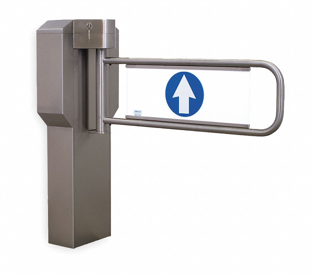 TURNSTILE, 1-Way, Electric, Automatic Open/Close Gate