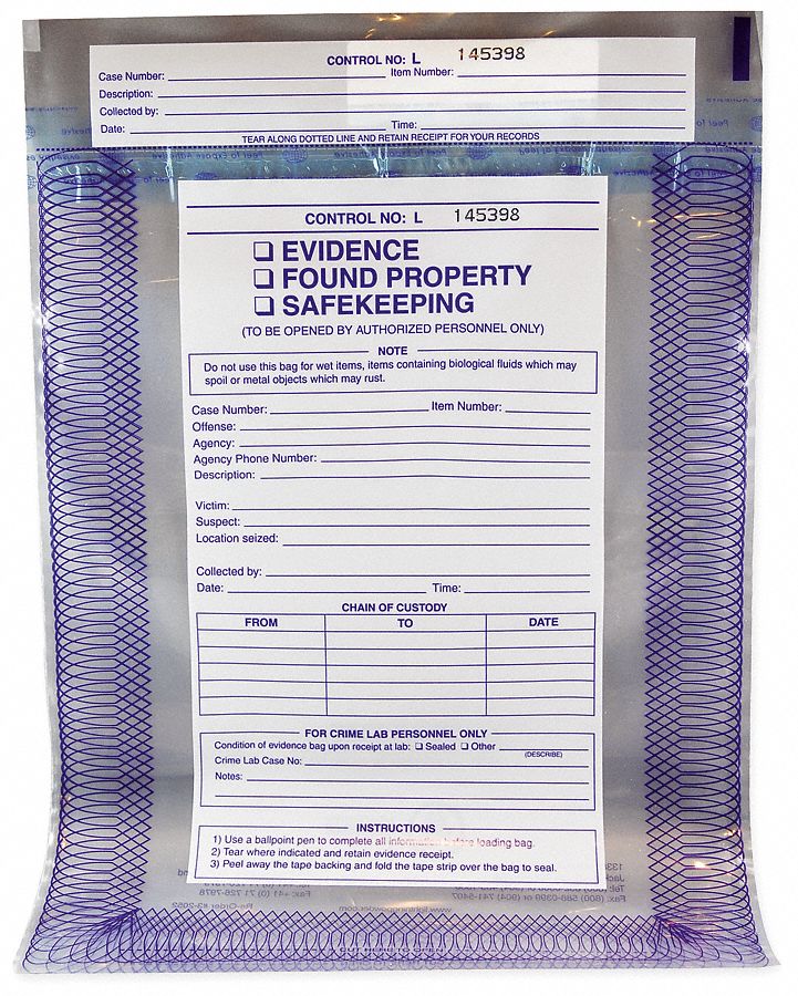 Evidence Bags and Collection Kits