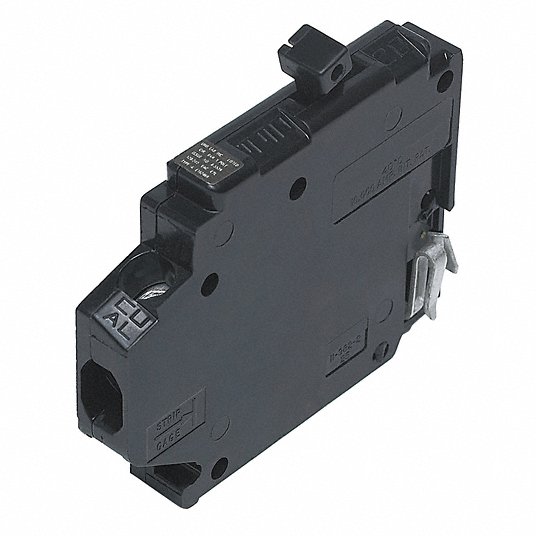 Miniature Circuit Breaker: 20 A Amps, 120V AC, 0.5 in Wd, 10kA at 120V AC