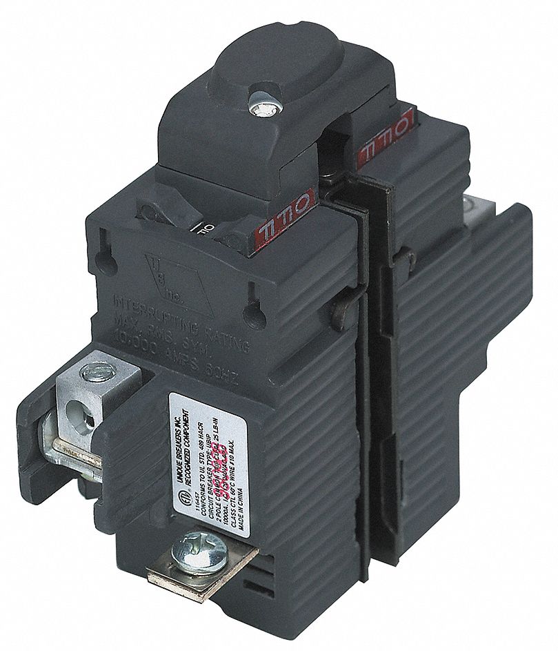 Miniature Circuit Breaker: 30 A Amps, 120/240V AC, 1.5 in Wd, 10kA at 120/240V AC