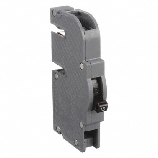 Miniature Circuit Breaker: 15 A Amps, 120V AC, 0.75 in Wd, 10kA at 120V AC,  Zinsco Load Centers