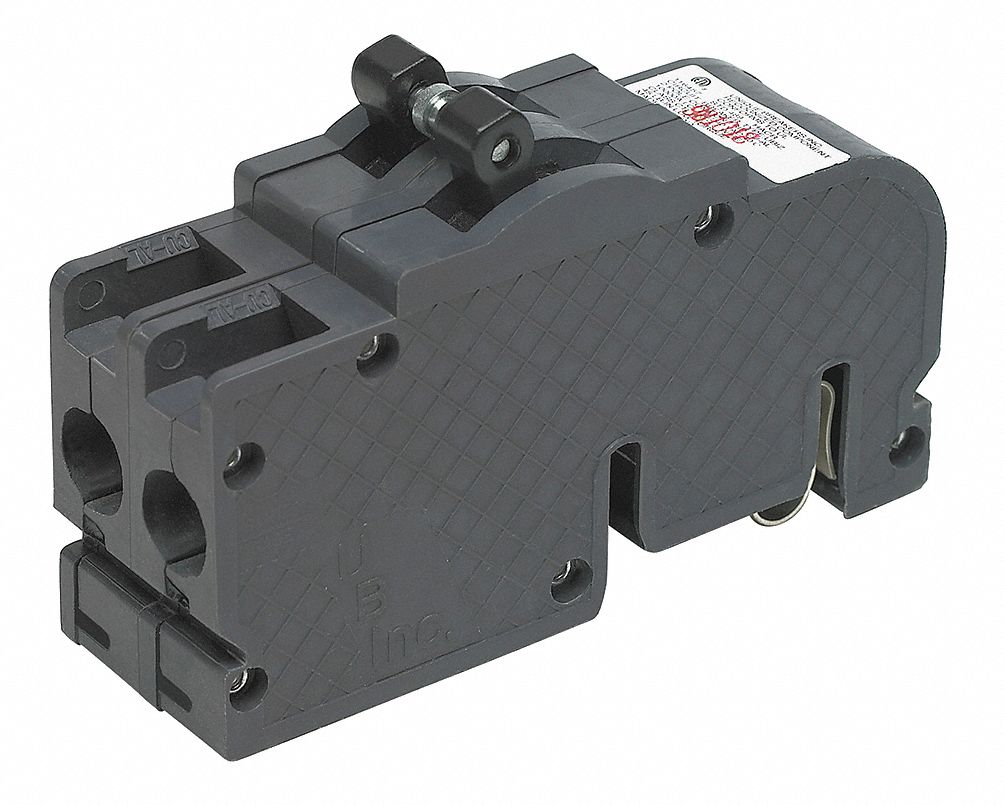 Miniature Circuit Breaker: 50 A Amps, 120/240V AC, 1.5 in Wd, 10kA at 120/240V AC