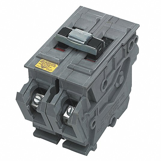 Miniature Circuit Breaker: 20 A Amps, 120/240V AC, 2 in Wd, 10kA at 120/240V AC