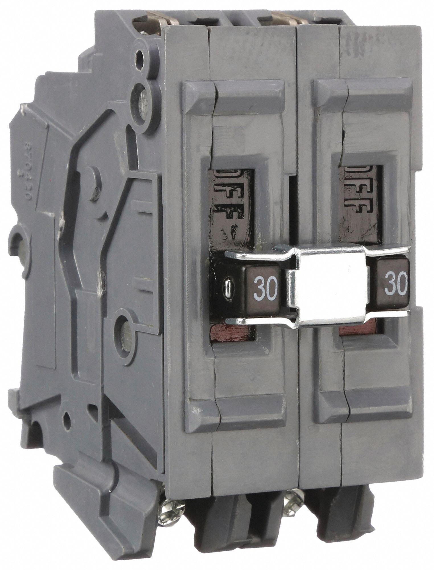 Miniature Circuit Breaker: 30 A Amps, 120/240V AC, 2 in Wd, 10kA at 120/240V AC, 2 Poles
