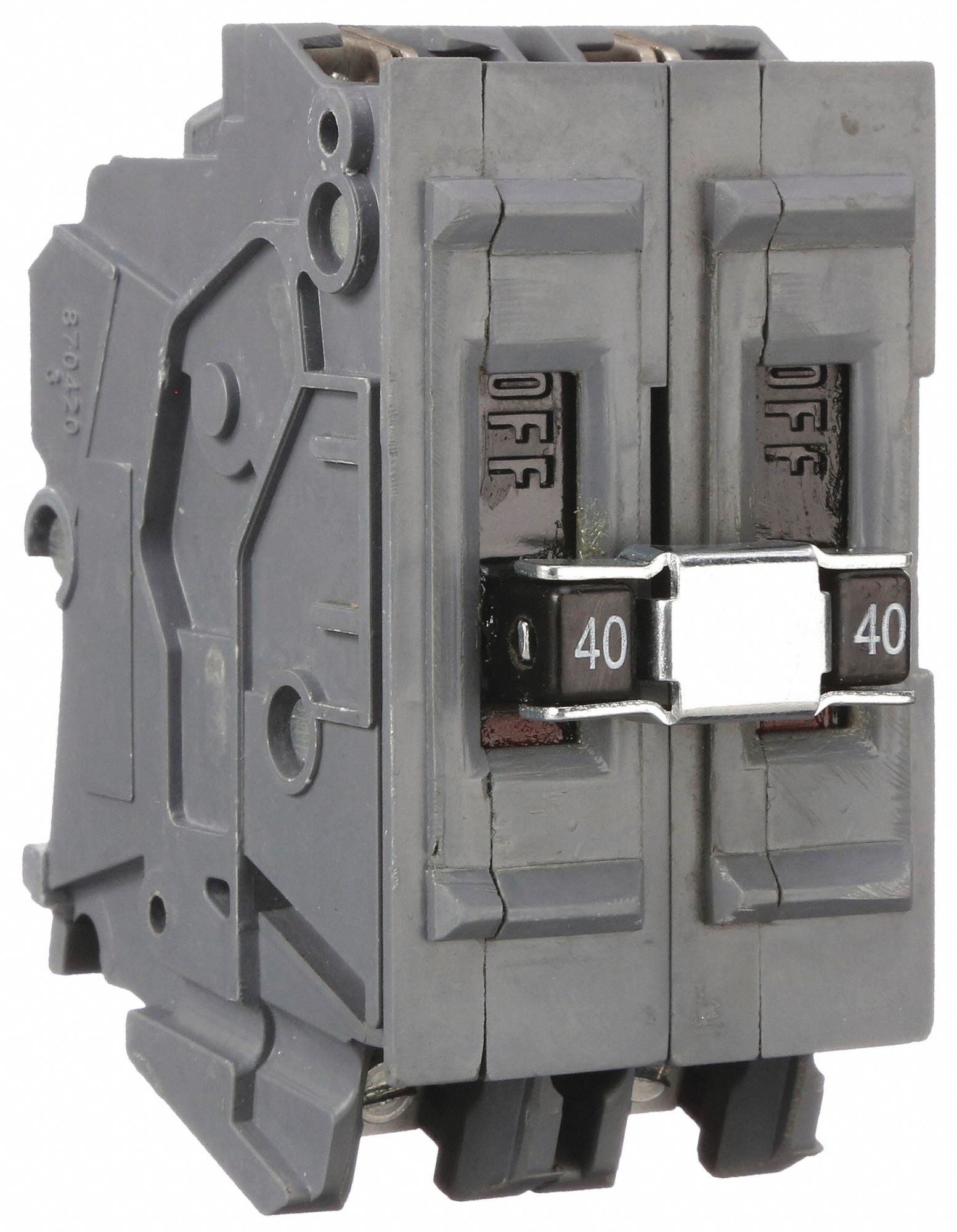 Miniature Circuit Breaker: 40 A Amps, 120/240V AC, 2 in Wd, 10kA at 120/240V AC, 2 Poles