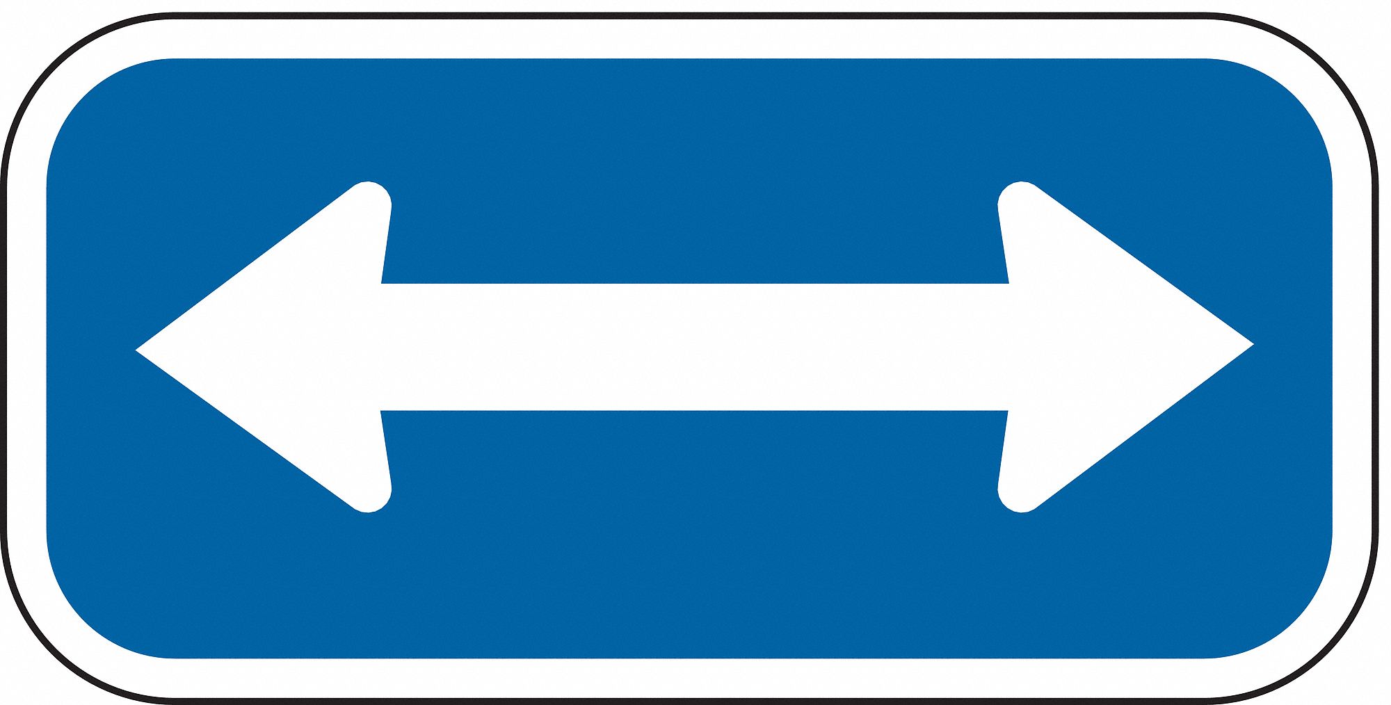 Parking Sign: 6 in x 12 in Nominal Sign Size, Aluminum, 0.063 in, High Intensity Prismatic, White