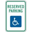 Reserved Parking Signs