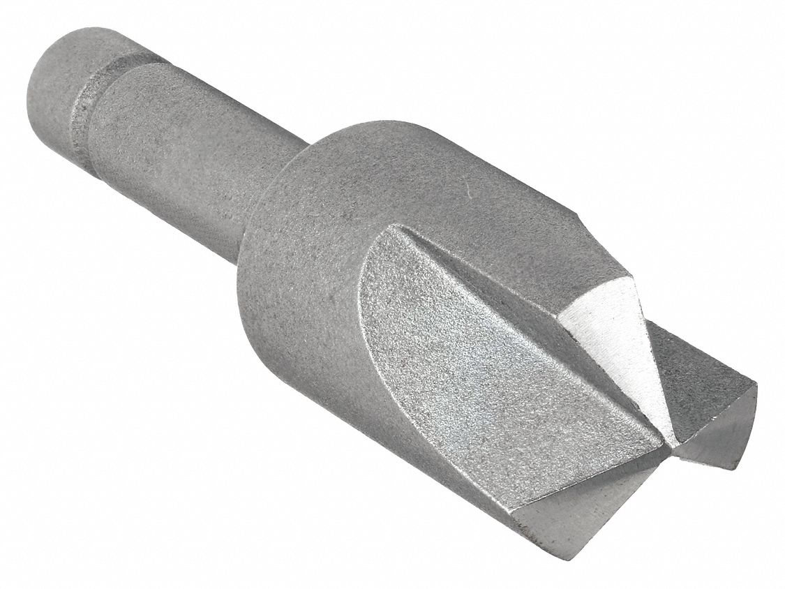 Countersink: 1 1/2 in Body Dia., 3/4 in Shank Dia., Bright (Uncoated) Finish, Cobalt
